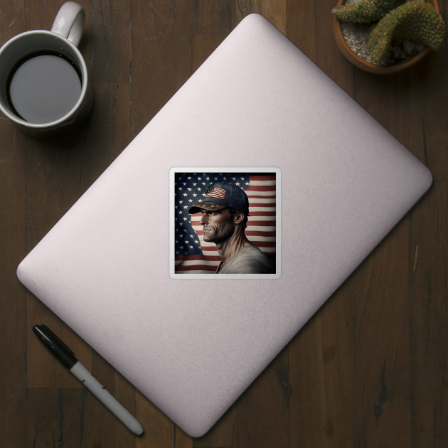 [AI Art] Proud American man by Sissely